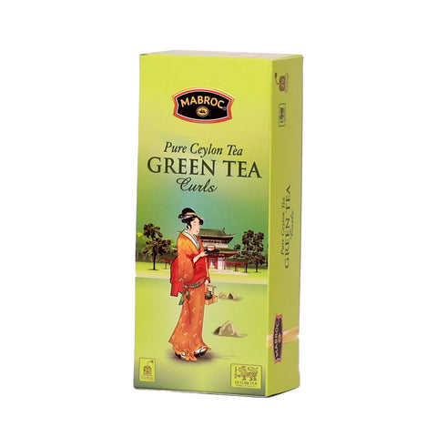 Pure Ceylon Tea bags - Green Tea Curls (Pack of 4)